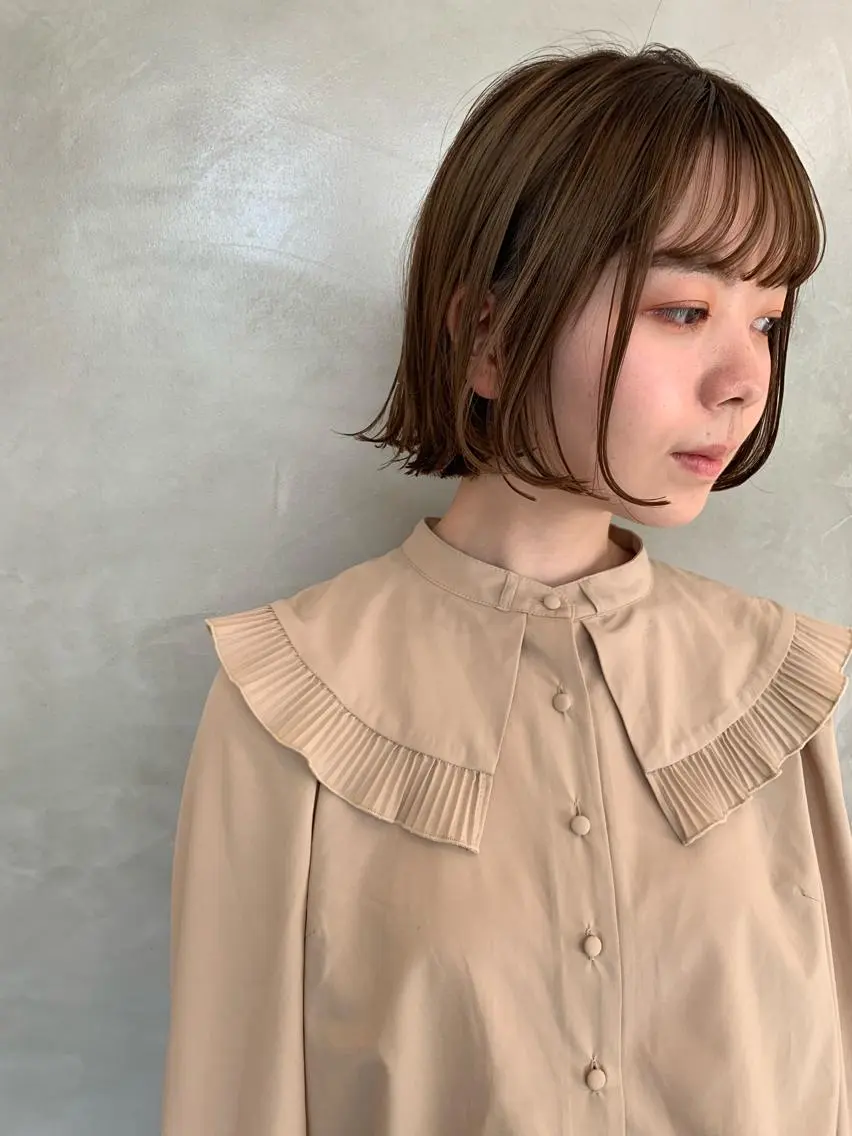 ショート カラー ハイトーンカラー ボブ sakoda shunkiのヘアスタイル
