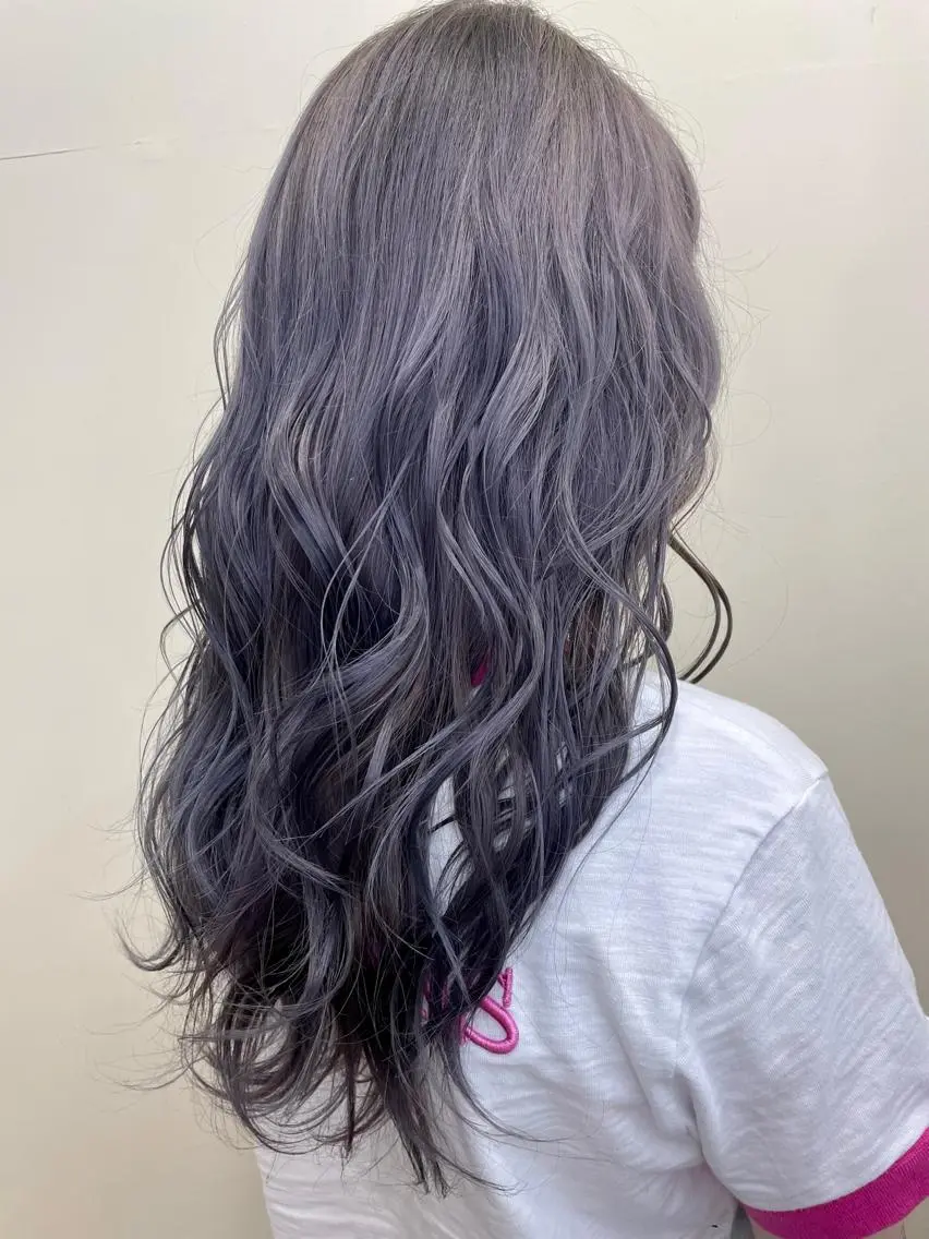 ロング カラー シールエクステ バレイヤージュ ブリーチ ケアブリーチ ダブルカラー カット ヘアカラー WEST OLAND加藤圭介のヘアスタイル