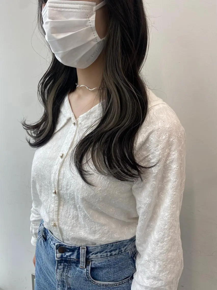 ミディアム 韓国レイヤー/ヘア カラー🎀ayamiのヘアスタイル