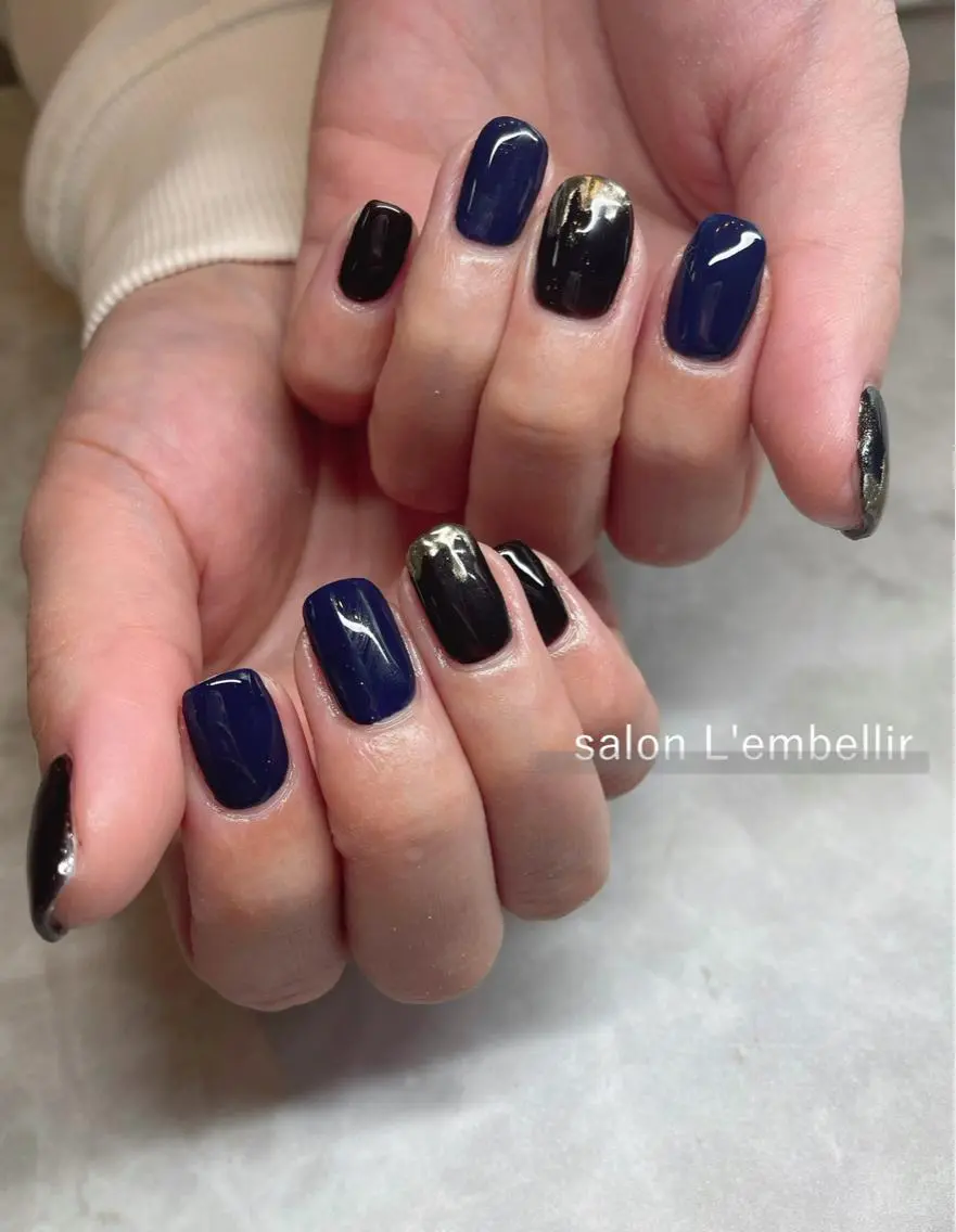 ネイル ワンカラーネイル salon L'embellirのネイルデザイン