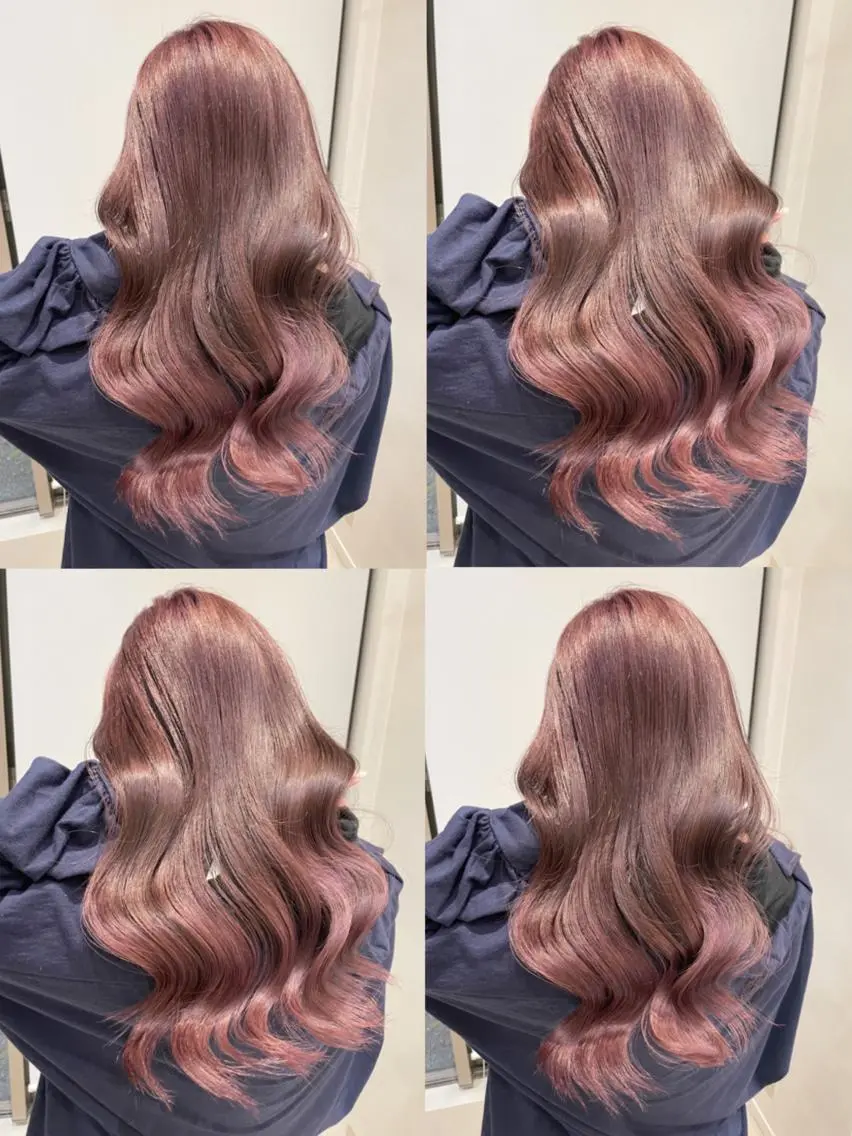 ロング 🩵アンブレラカラー 髪質改善 丸尾】のヘアスタイル