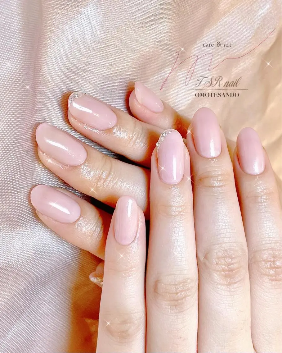 ネイル 桜ネイル グラデーション オフィスネイル ピンク ハンドネイル 爪咲 りり花のネイルデザイン