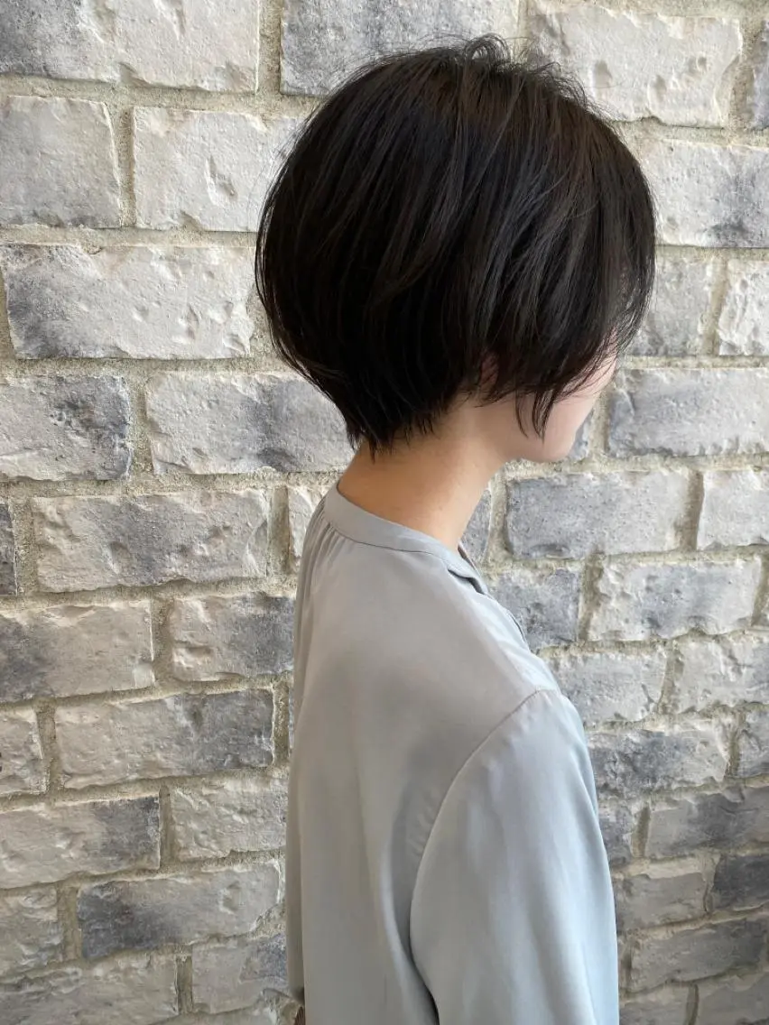 ショート 似合わせカット ショートヘア くせ毛×ショート 上岡勇祐のヘアスタイル