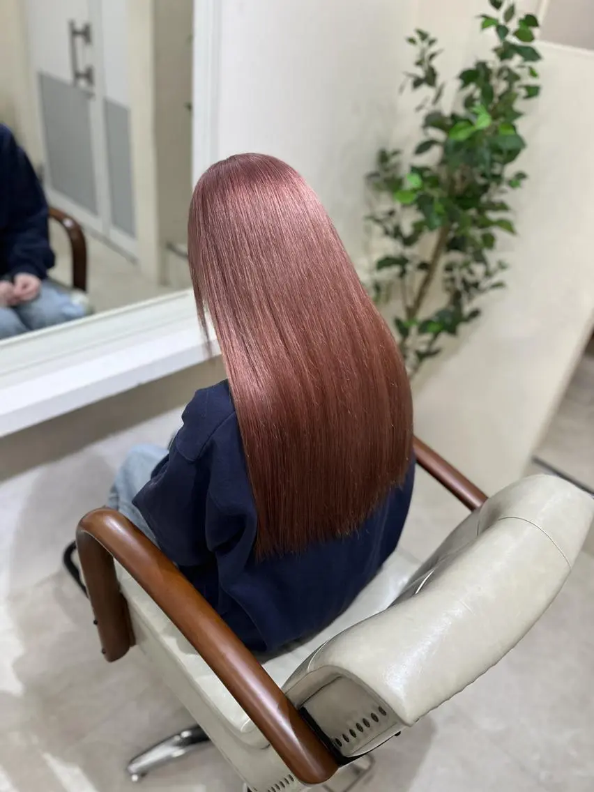 カラー ロング ヘアカラー トリートメント 🩵垢抜け確定🩵 ハイトーン特化🩵のヘアスタイル