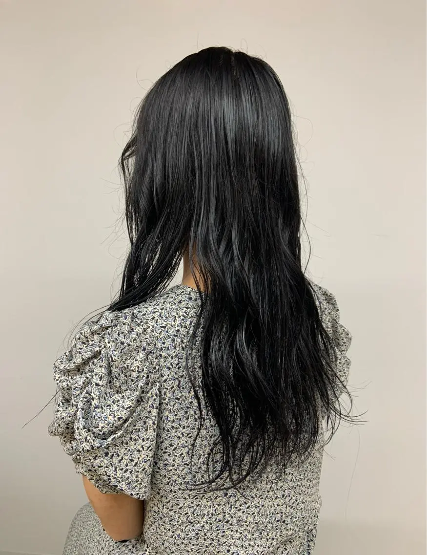 ロング カラー 黒髪 透明感カラー シルバー メンズショート 店長 清原佑太のヘアスタイル