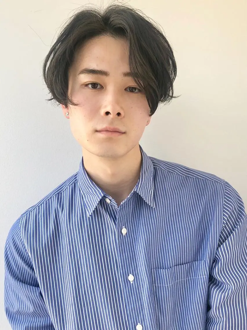 パーマ メンズ カラー カット ヘッドスパ メンズ✨パーマ 大室雄基のヘアスタイル