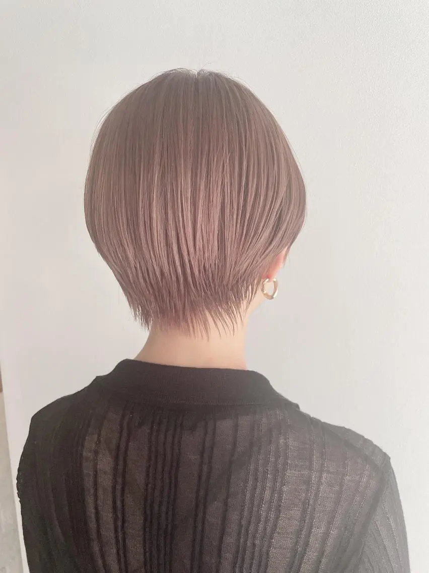 ショート カラー カット ヘアカラー なりたいが叶う ながしまじゅんきのヘアスタイル