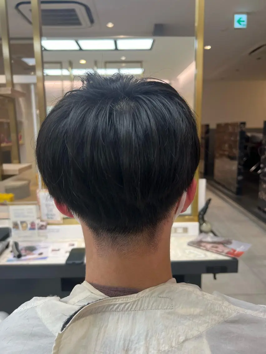 メンズ マッシュ 刈り上げ カット ヘアセット 古山 侑東 /シャドウパーマのヘアスタイル