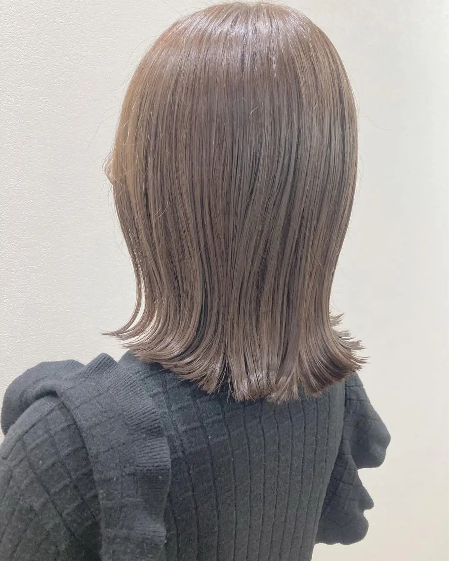 ミディアム カラー カット ヘアカラー トリートメント 店長 ✂️ムラカミ キラリのヘアスタイル