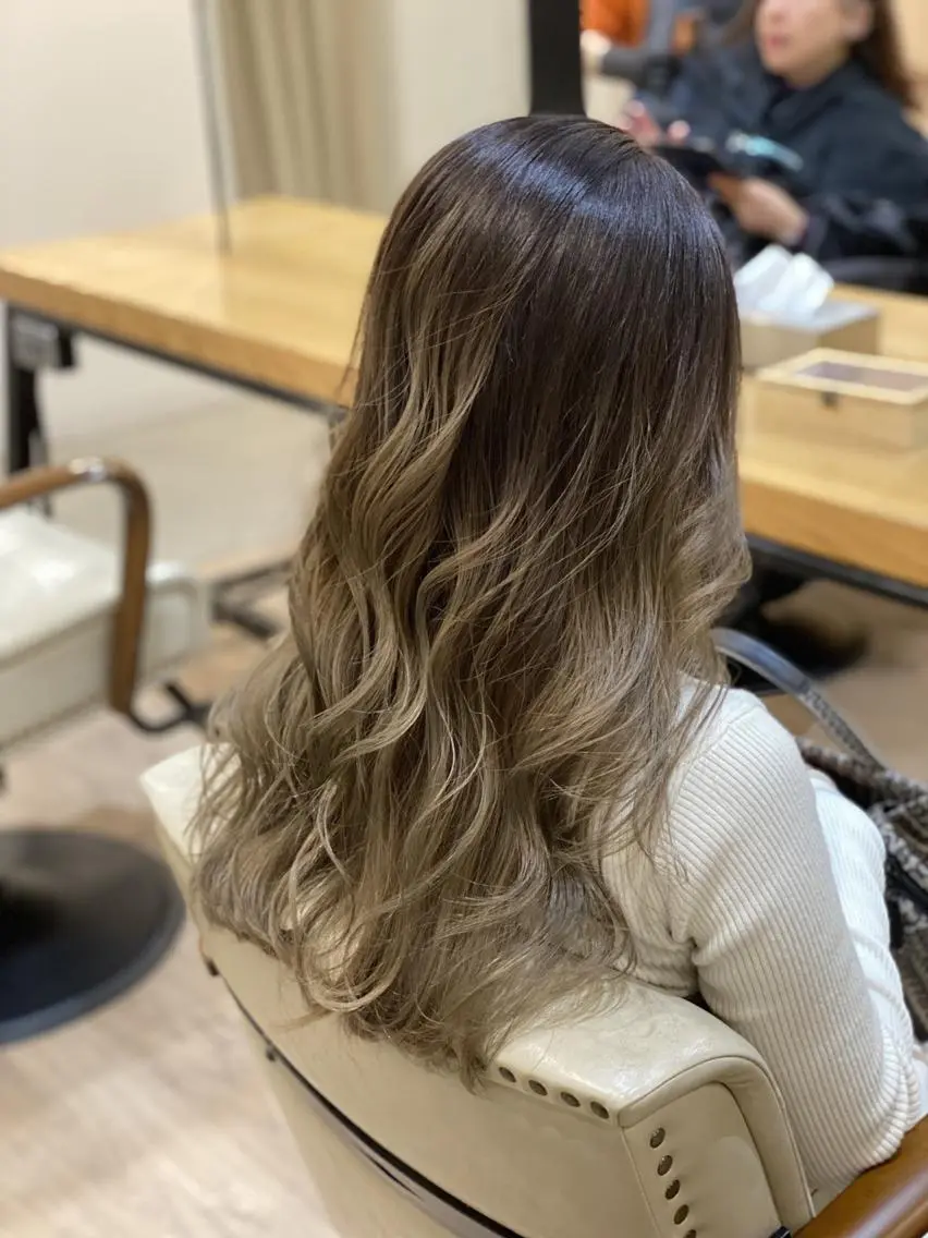 ロング 似合わせ透明感カラー 宇治　ヤマノのヘアスタイル