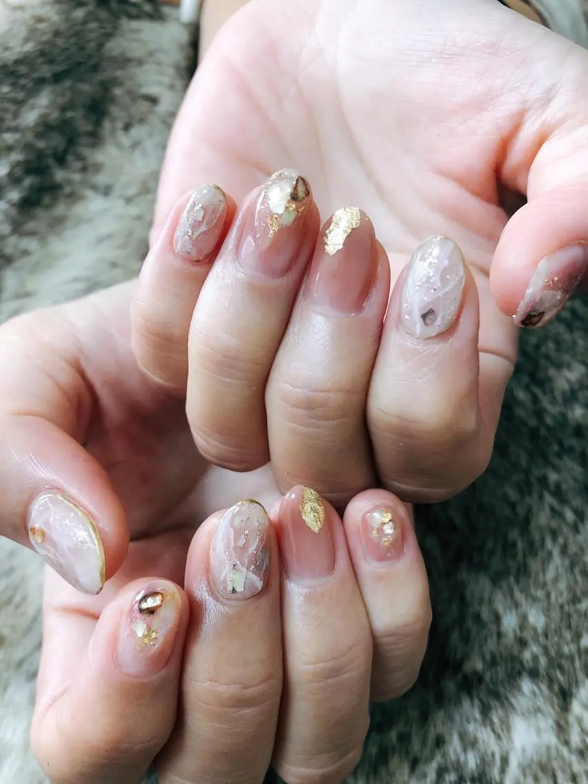 ネイル クリアネイル ニュアンスネイル kiki nail &brow二子玉川のネイルデザイン