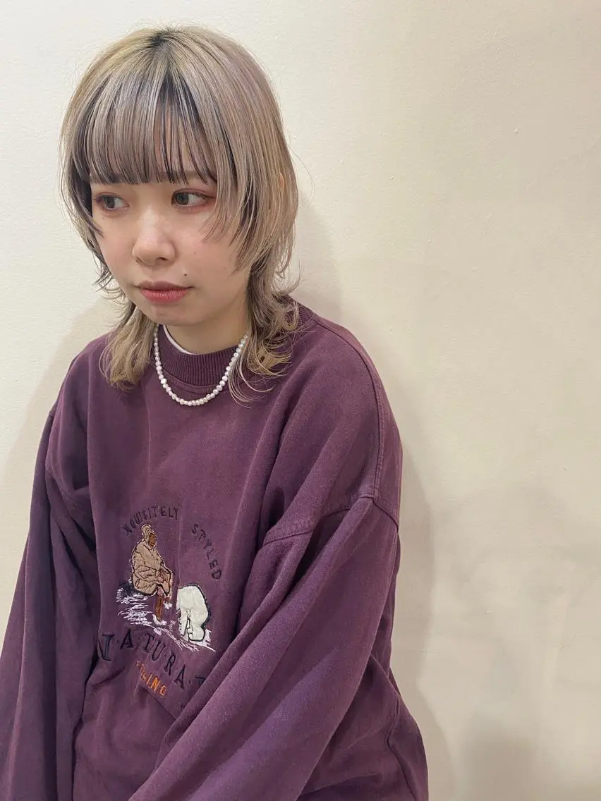 ミディアム 武内 凌レイヤーカット🐺のヘアスタイル