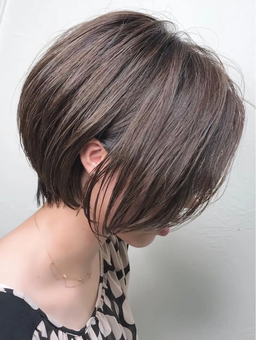ショート カラー ✨大人ショート特化 /カットモデル/銀座のヘアスタイル