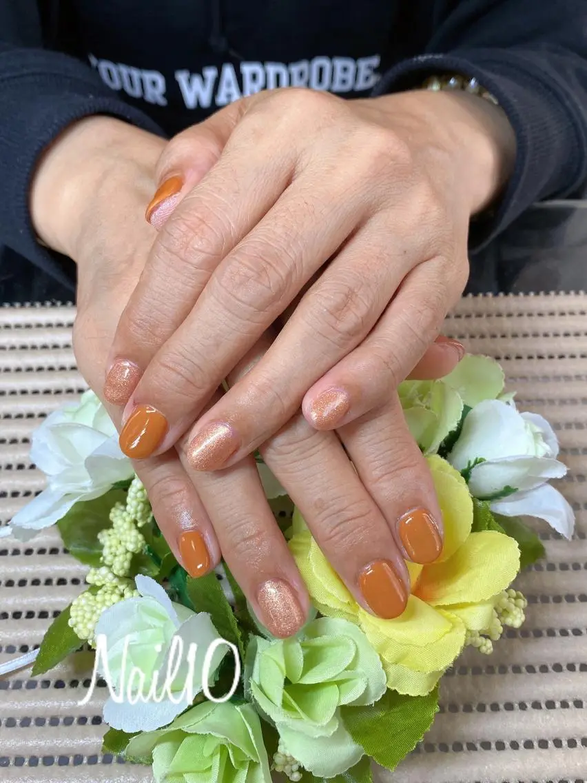 ネイル ラメ(グリッター) ラメグラデーション ハンドネイル Nail10 Kakoのネイルデザイン