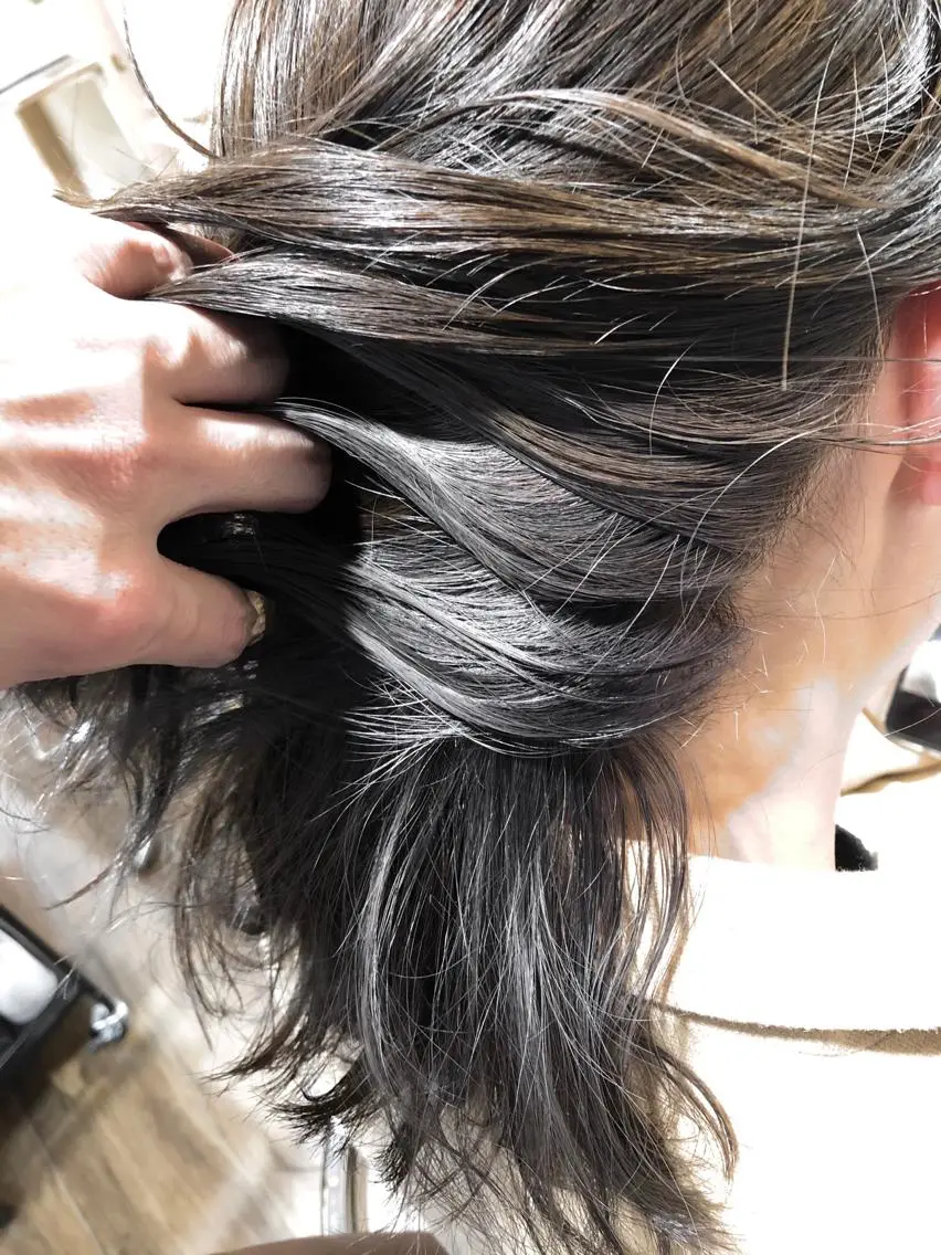 ミディアム カラー カット ヘアカラー トリートメント 浦山 和之のヘアスタイル