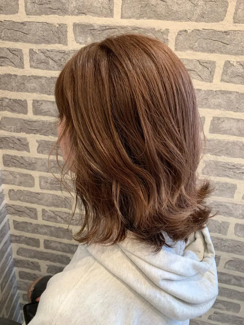 ショート カラー ヘアアレンジ ハイライトカラー ピンクカラー バイオレットカラー ハイライト Earth岩槻店 YAGIのヘアスタイル