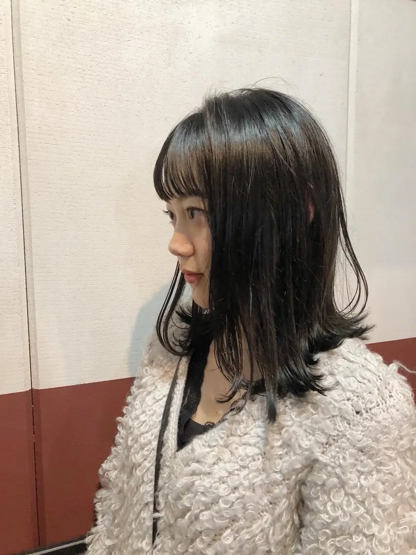 ミディアム カラー ノグチ ユウキ/ボブのヘアスタイル