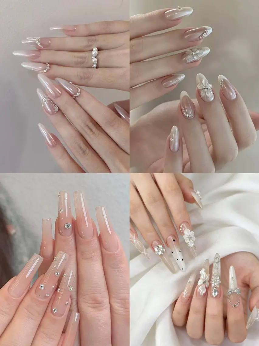 ネイル ブライダルネイル ハンドネイル ami ｜韓国っぽnailのネイルデザイン