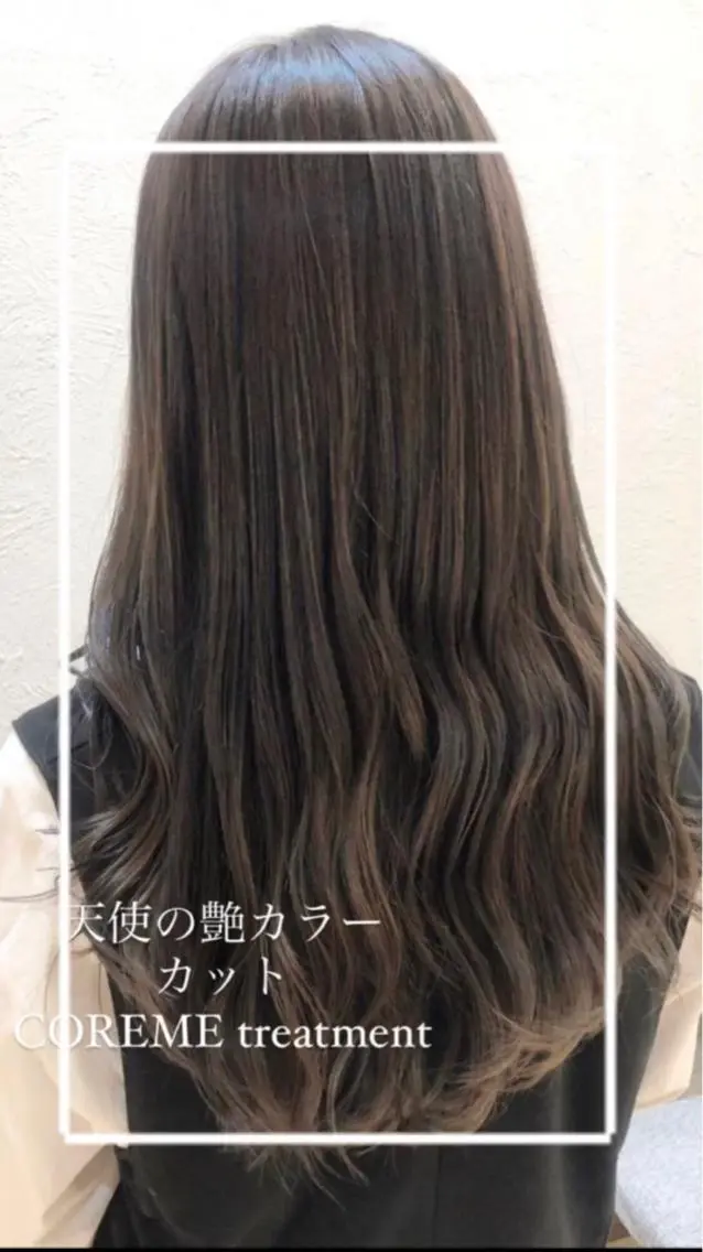 ロング カラー 縮毛矯正/髪質改善/ 艶髪ササキナツミのヘアスタイル