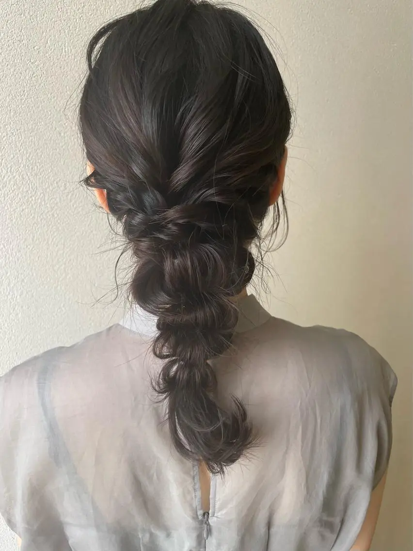ロング ヘアアレンジ ヘアセット 沢田 瞳のヘアスタイル