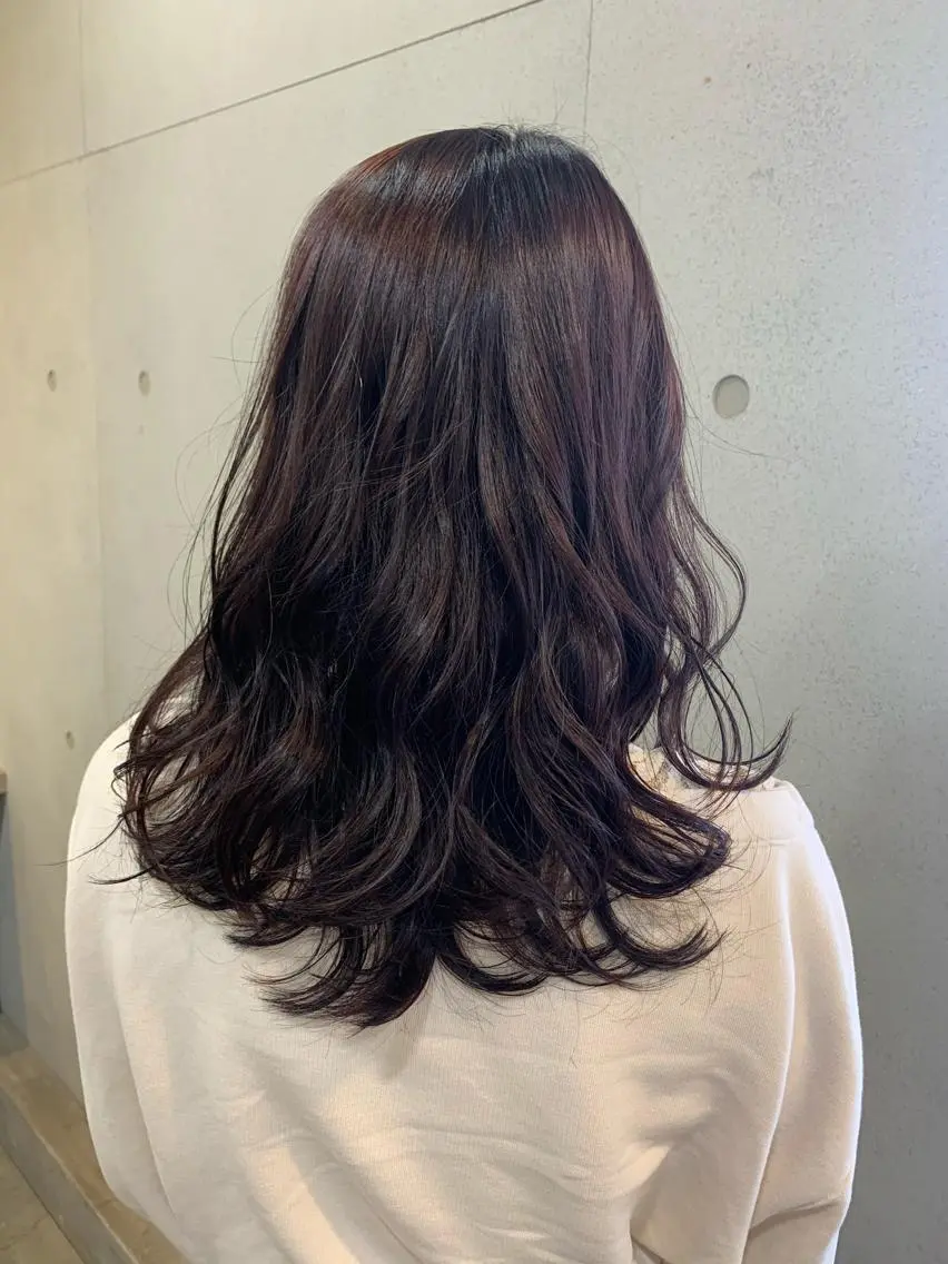 ミディアム トリートメント おせ ちさとのヘアスタイル