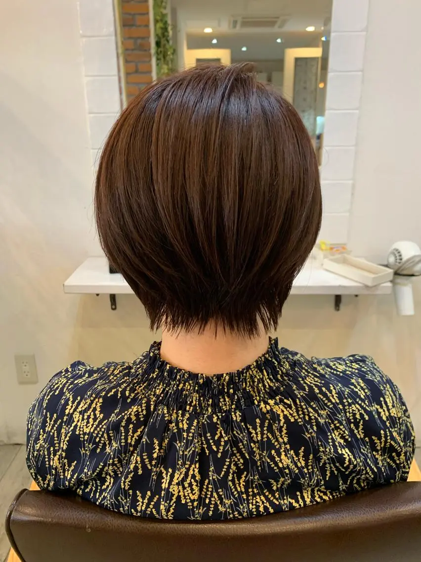 ショート 勝本 優佳のヘアスタイル