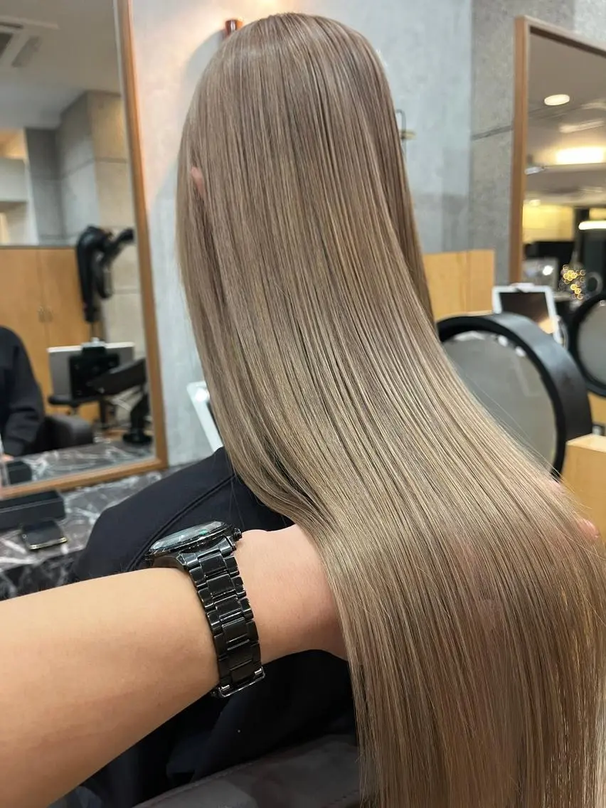 ロング カラー ダブルカラー グラデーションカラー ハイライトカラー イルミナカラー インナーカラー ヘアカラー トリートメント BUCKS【天王寺】 バックス【駅30秒】のヘアスタイル