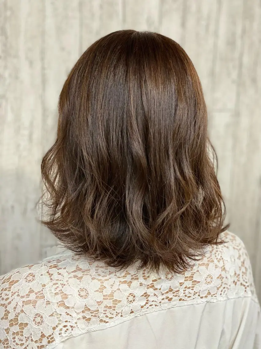 ミディアム カラー 勝河 怜楊のヘアスタイル