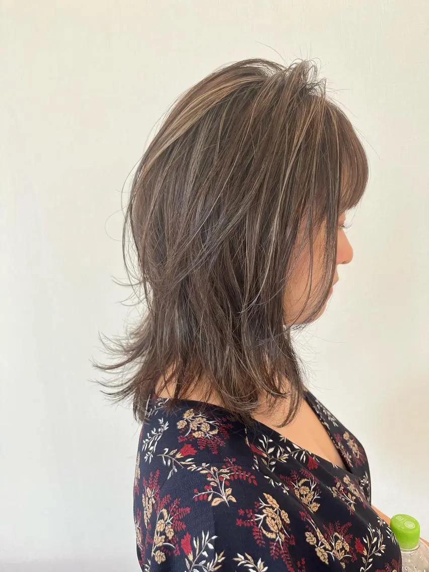 ミディアム カット ヘアカラー トリートメント PazRood 山下のヘアスタイル