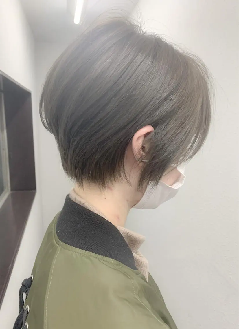 ショート カット ヘアカラー ヘアセット 韓国ヘア指名率 No. 1小堀京介のヘアスタイル