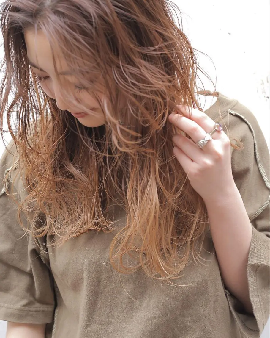 ロング カラー 坂本 裕介のヘアスタイル