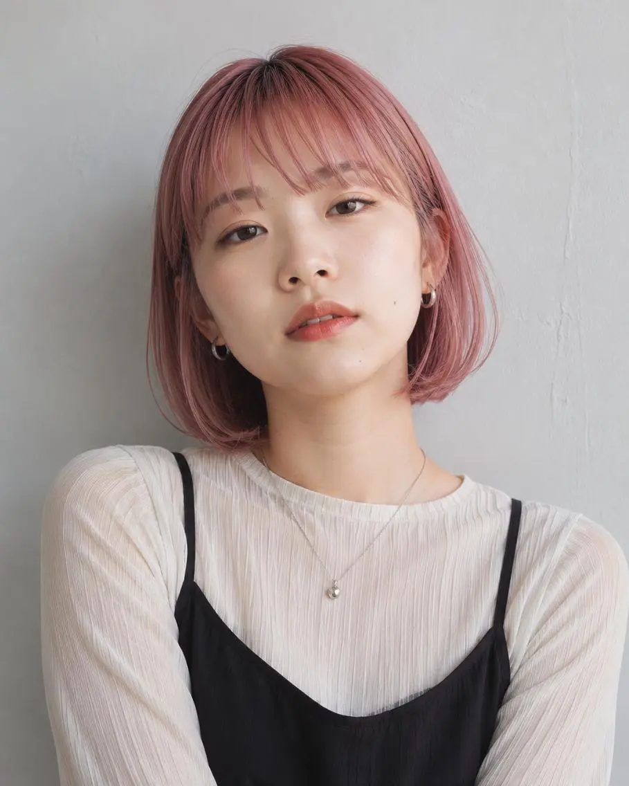 ミディアム カラーモデル募集☆ 山村梨香のヘアスタイル