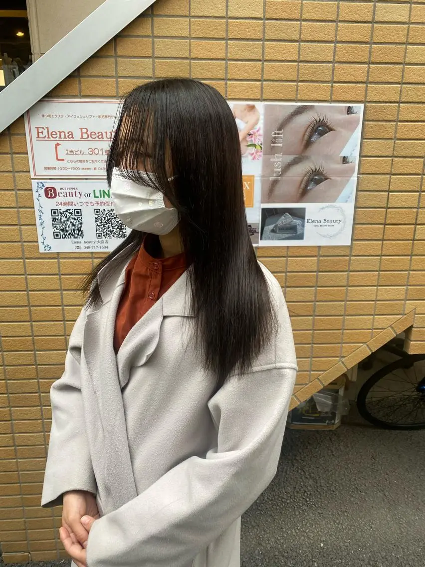ロング 縮毛矯正 カット 縮毛矯正 西山 恵太郎のヘアスタイル