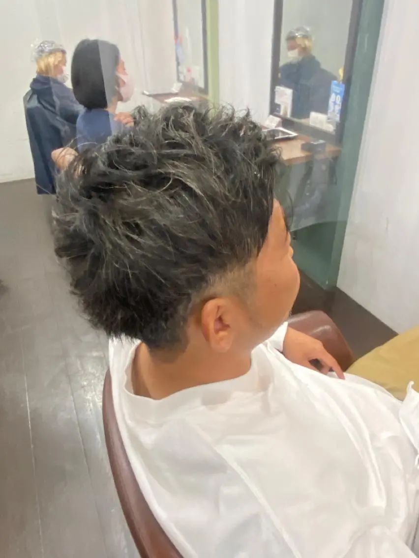 ミディアム カラー パーマ ヘアアレンジ メンズ キッズ ネイル マツエク・マツパ 久木原 ゆりのヘアスタイル