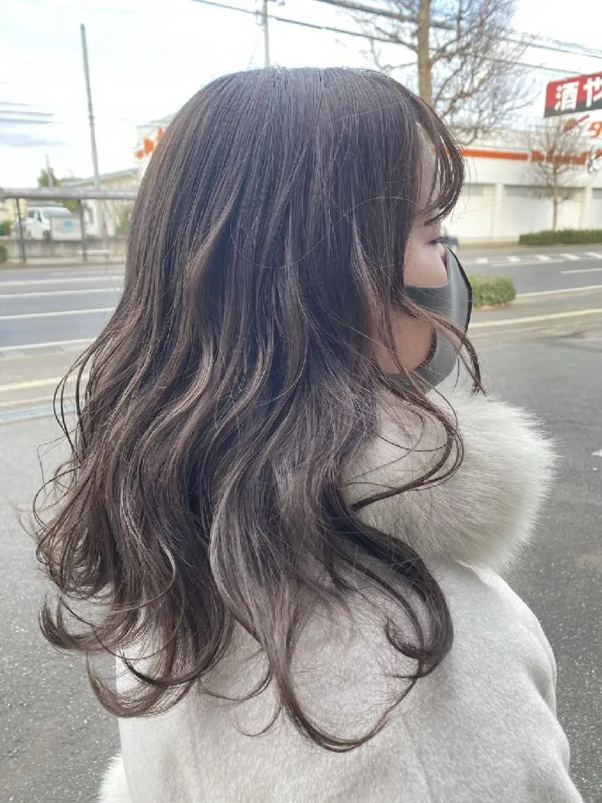 セミロング カラー カット ヘアカラー トリートメント BENI 仙台柳生店のヘアスタイル