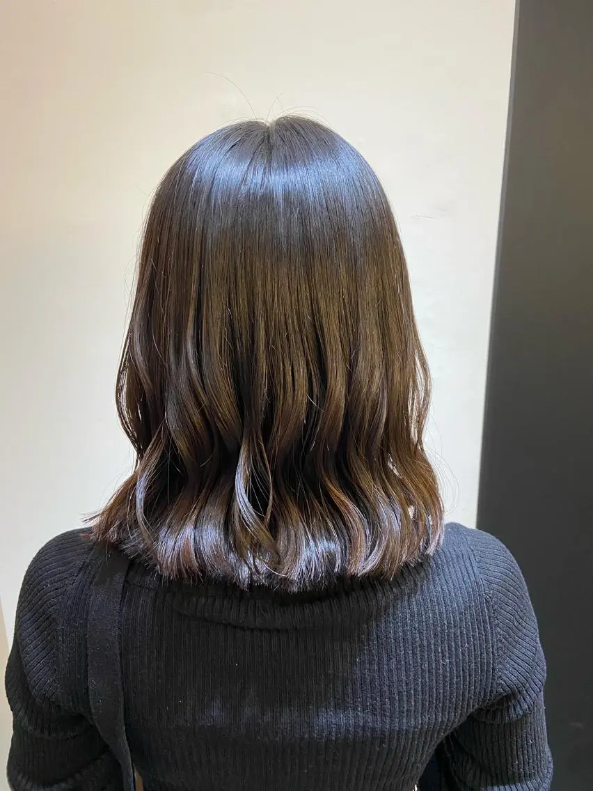 ミディアム ハイトーンカラー 🦋yuri🦋のヘアスタイル