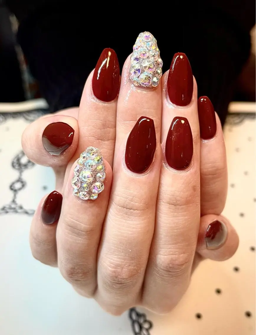 ネイル ストーンネイル nailist cocoのネイルデザイン