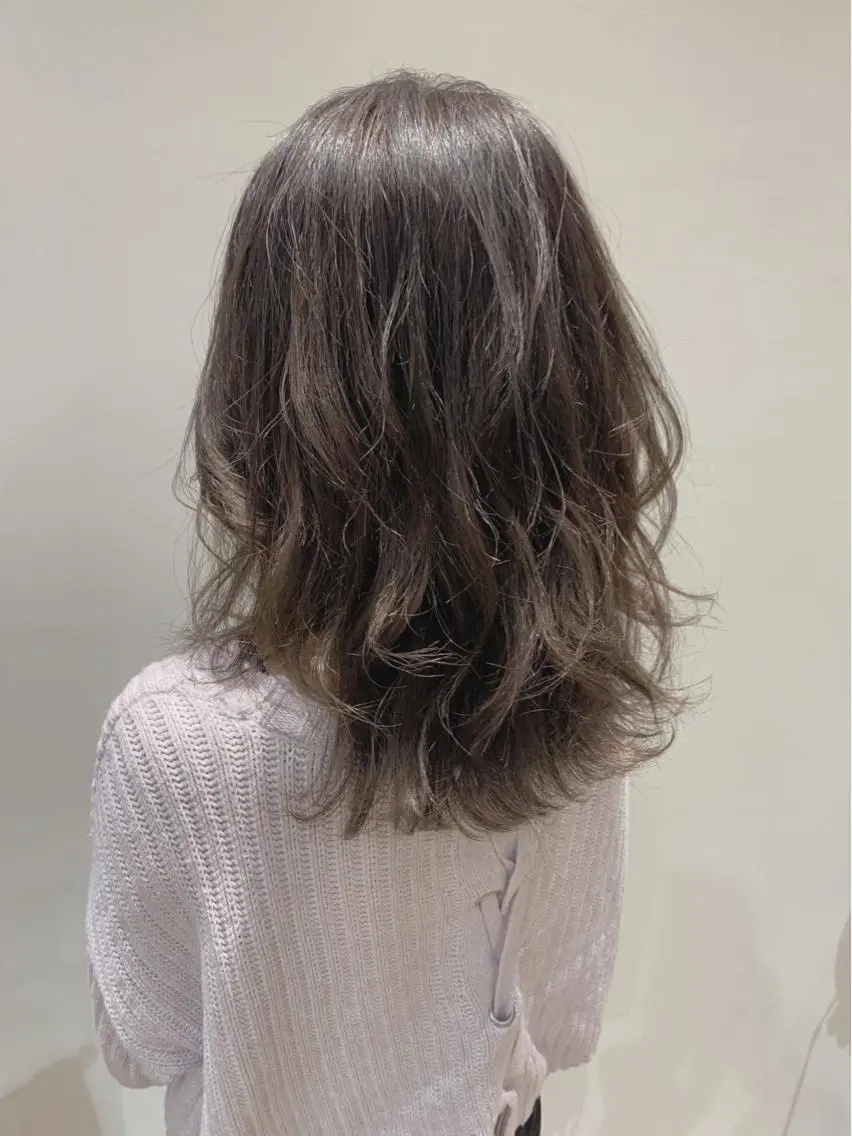 ミディアム カラー RINA 🦋🫧のヘアスタイル