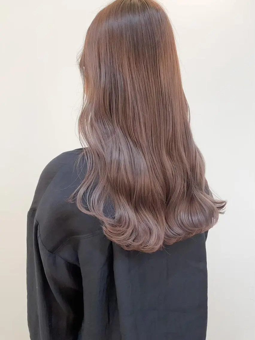ロング カラー ピンクカラー ロング 盛れる艶髪カラー Harusa🎀のヘアスタイル