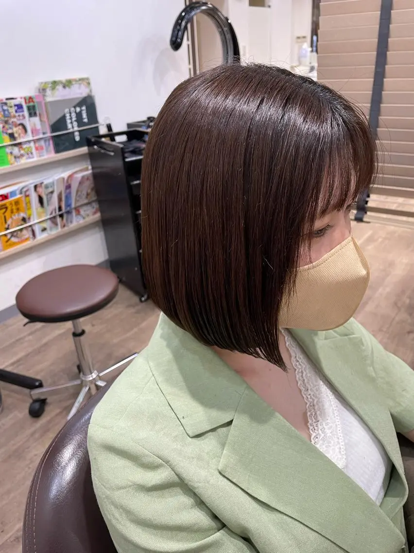 ショート 前下がりボブ ボブ 佐々木 浩之のヘアスタイル