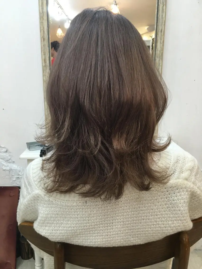 ショート ミディアム セミロング ロング エクステ(レミー毛) NINEのヘアスタイル