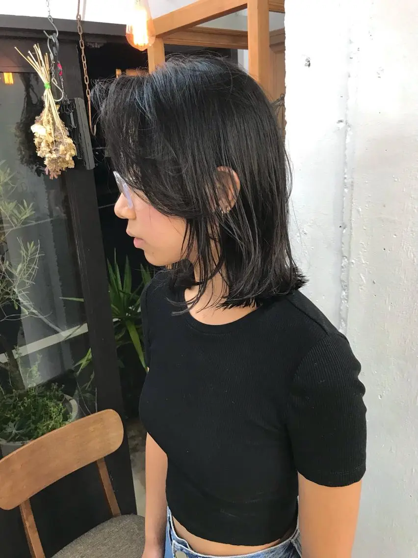 セミロング カラー カット ヘアカラー トリートメント 木村陸弥🌿似合わせ 再現性メンズヘアのヘアスタイル