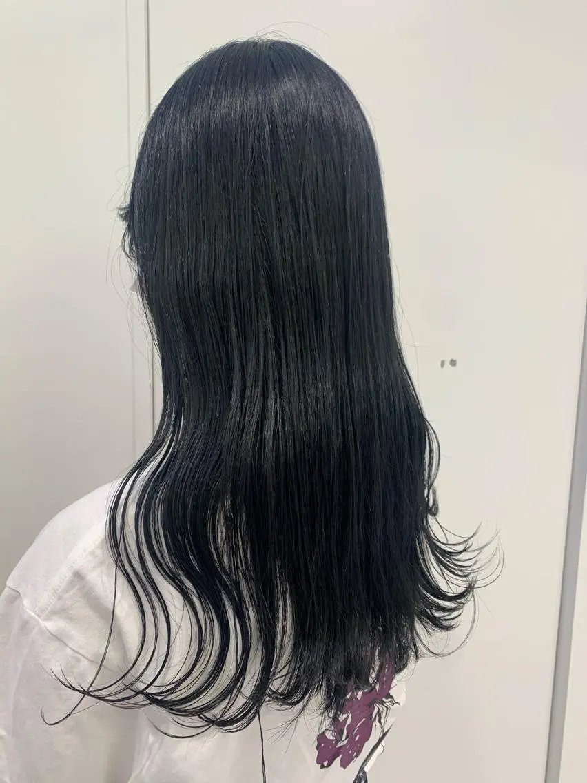 セミロング カラー ブリーチなし暖色 💗AKARI💗のヘアスタイル