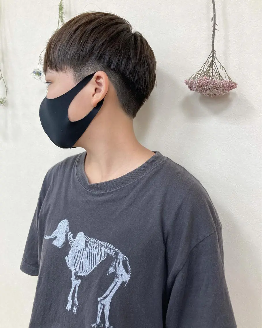 ショート カラー 切りっぱなしボブ ショートボブ ハンサムショート ベリーショート グレージュ カット ヘアカラー トリートメント 初めてのショート お任せください✂️のヘアスタイル