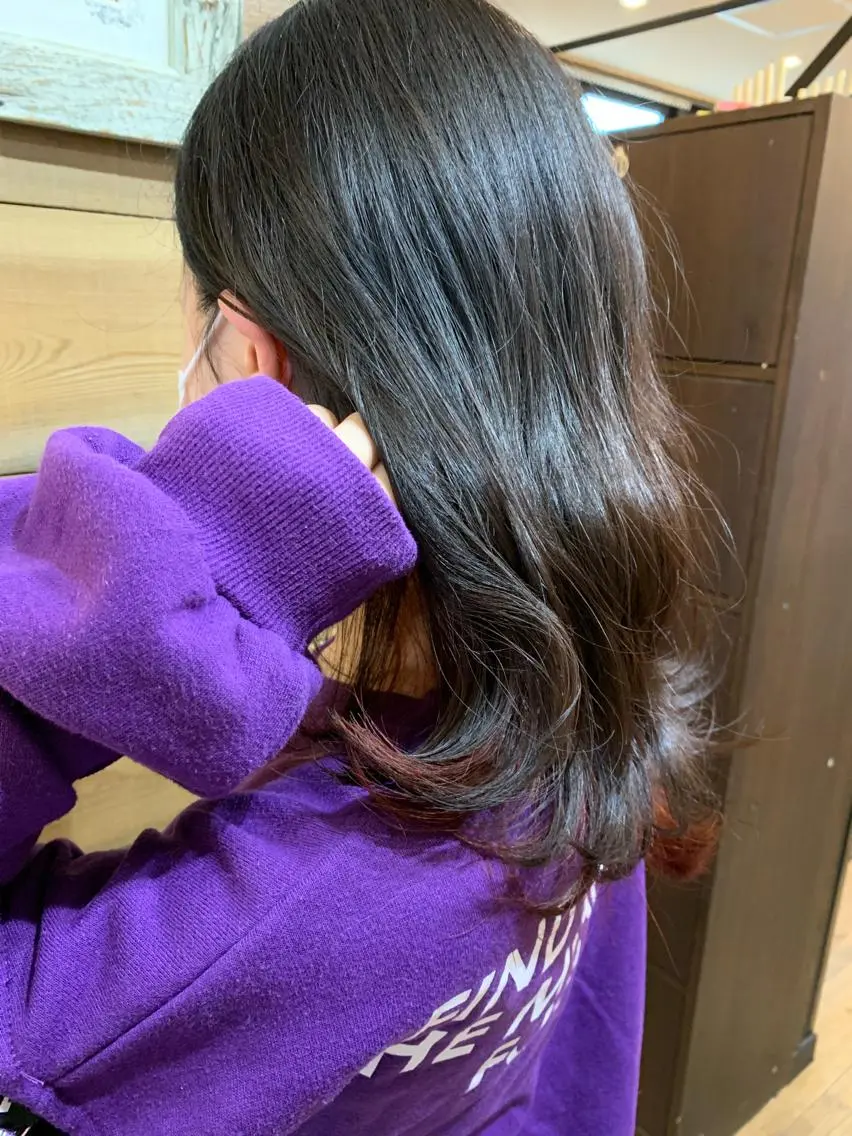 ミディアム カット ヘアカラー SHIAN 八王子👼鬼塚さやかのヘアスタイル