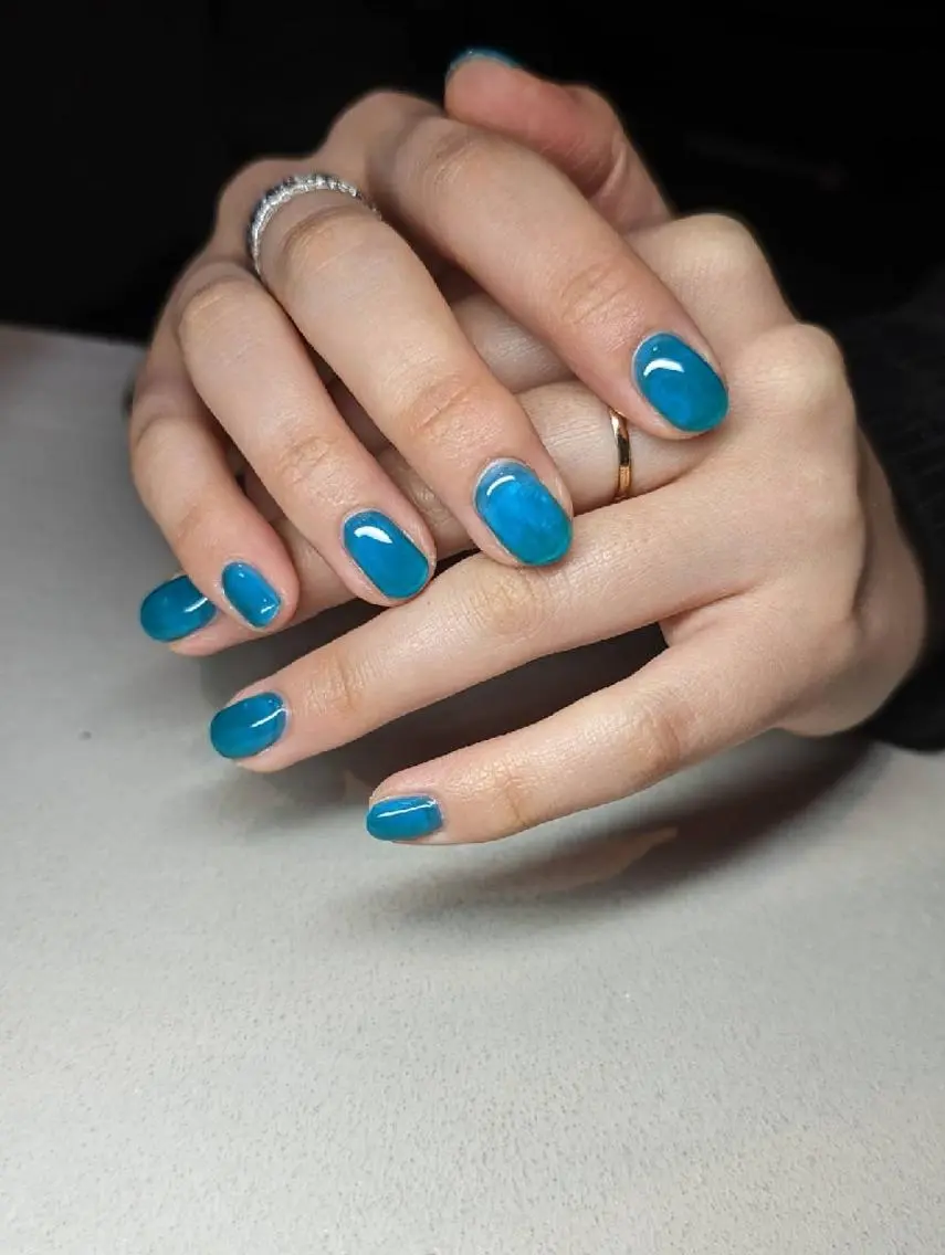 ネイル ワンカラーネイル ハンドネイル Nailsalon BEeR。のネイルデザイン