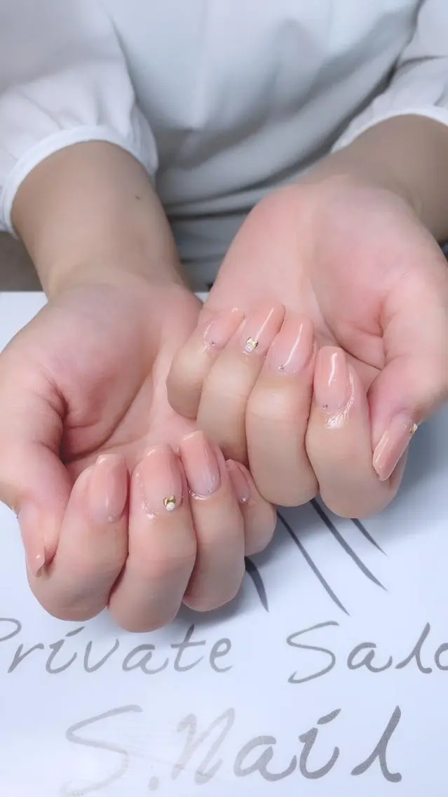ネイル 西大分S.Nail 𓏲⋆🪸.⋆⸜🫧のネイルデザイン