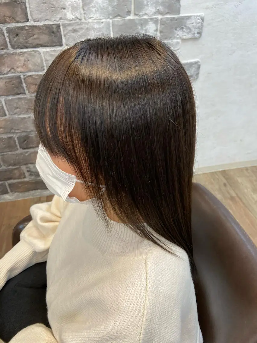 ロング カラー 渡辺 ゆみのヘアスタイル