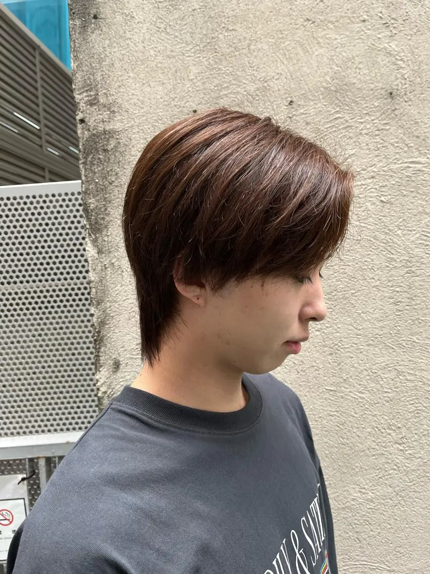 セミロング カラー メンズ カット ヘアカラー トリートメント 🏆メンズヘア特化 🥇代表りんぺーのヘアスタイル
