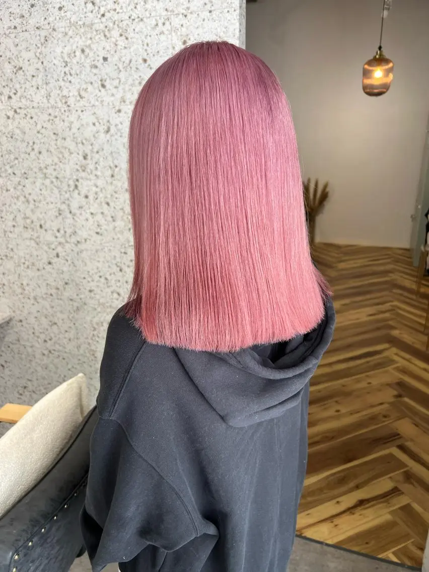 ミディアム カラー バレイヤージュ ブリーチ ケアブリーチ ハイライトカラー インナーカラー ヘアカラー トリートメント lani ブリーチ /ダブルカラーのヘアスタイル
